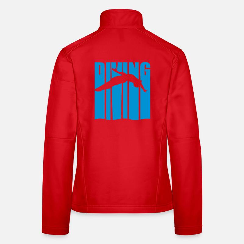 Turmspringen Frauen Softshelljacke