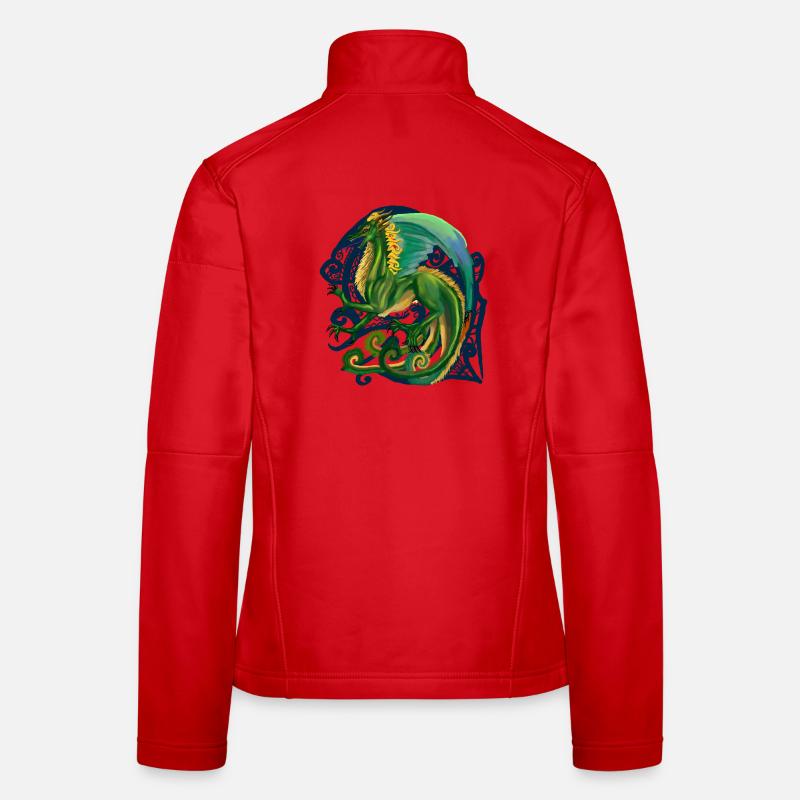 dragon - Women's Softshell Jacket - red