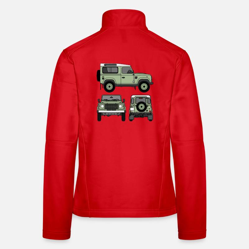 Defender 90 - Seiten Frauen Softshelljacke