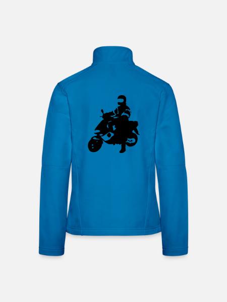 Scooter - Women's Softshell Jacket - red - Back