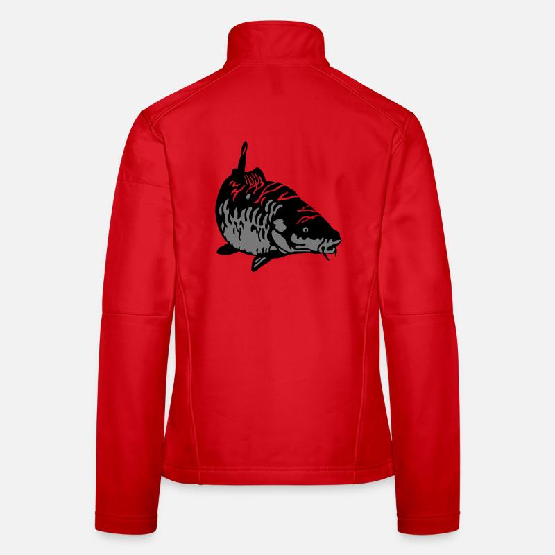 Karpfen Frauen Softshelljacke