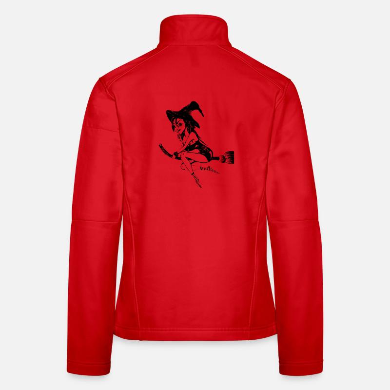 witch1 - Frauen Softshelljacke - Rot