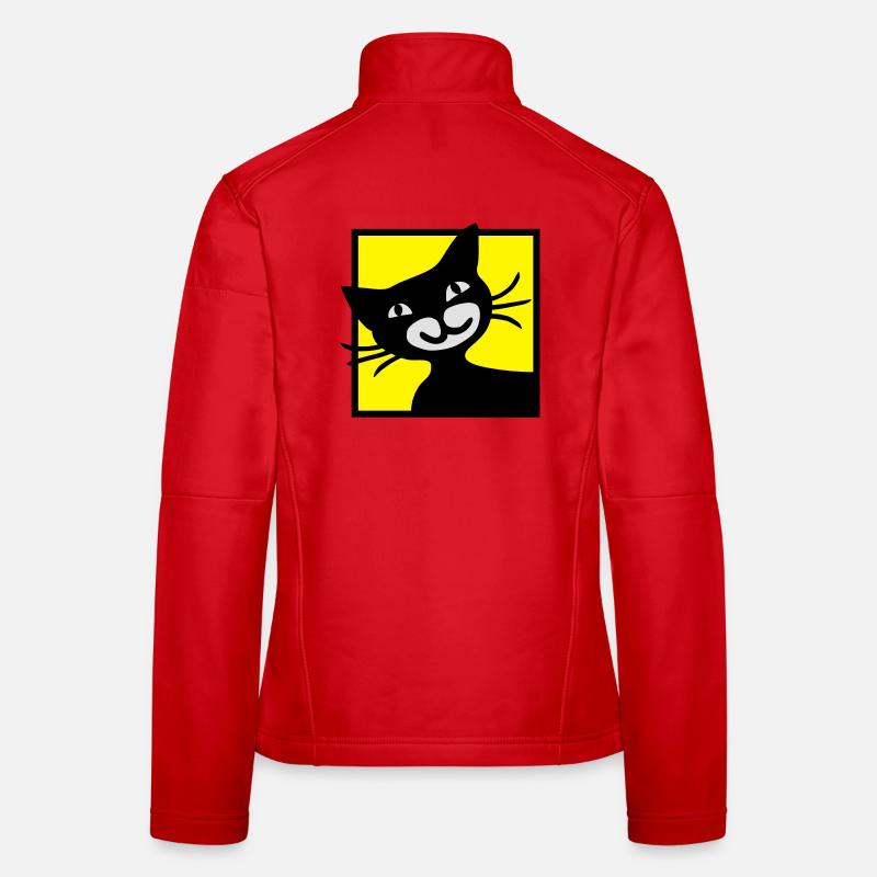 Chat Veste en tissu softshell Femme
