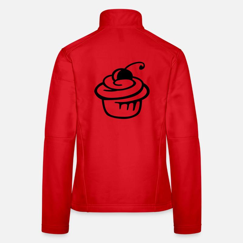 Cupcake Kirsche – Süßer Kuchen & Partyspaß Frauen Softshelljacke