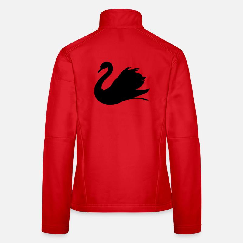 Schwan Frauen Softshelljacke