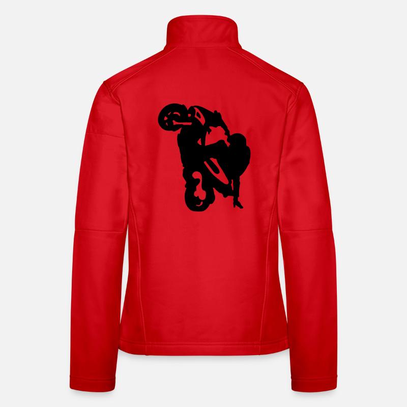stunt moped Women's Softshell Jacket