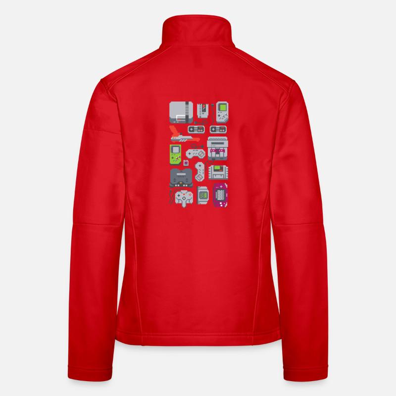 Retrogaming consoles Women's Softshell Jacket