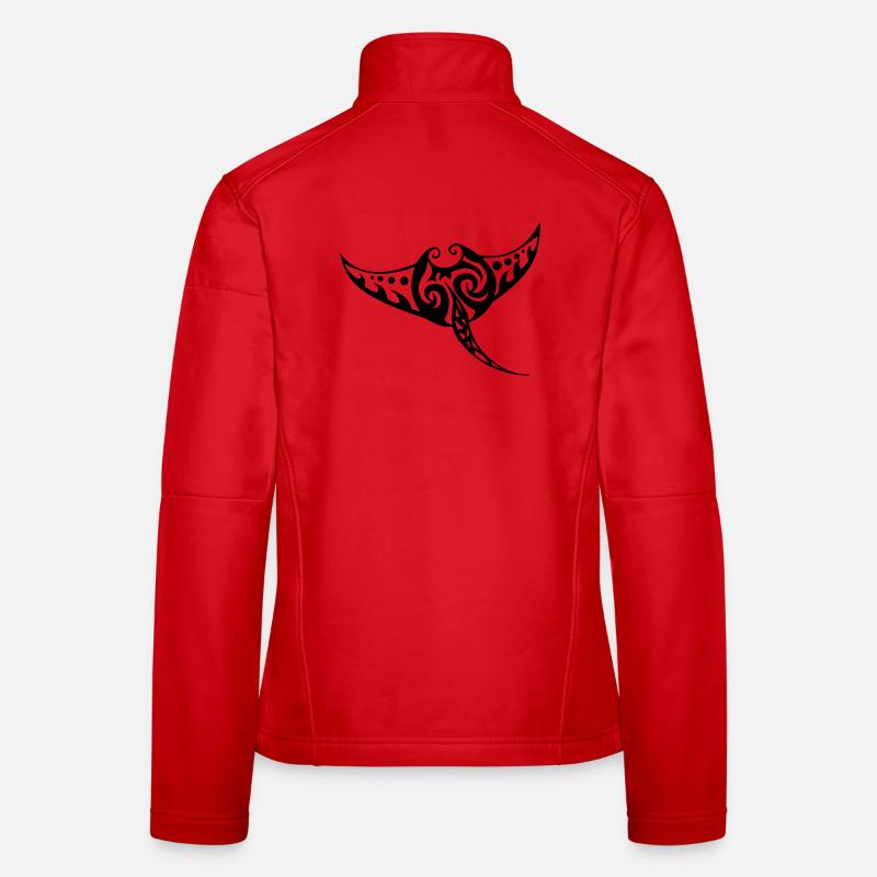 Manta Rochen - Frauen Softshelljacke - Rot