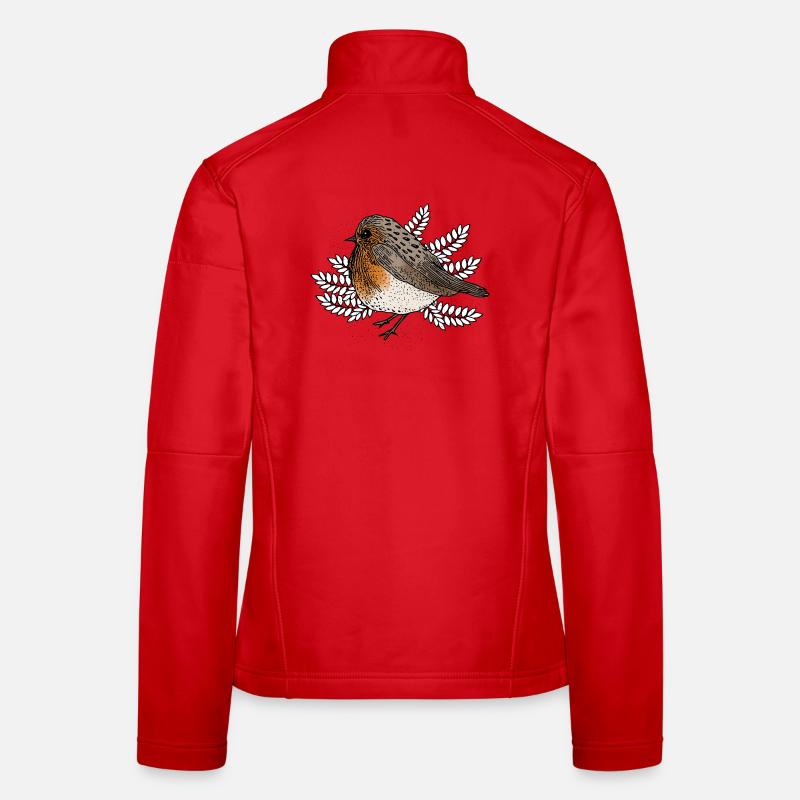 Robins on Branches Women's Softshell Jacket