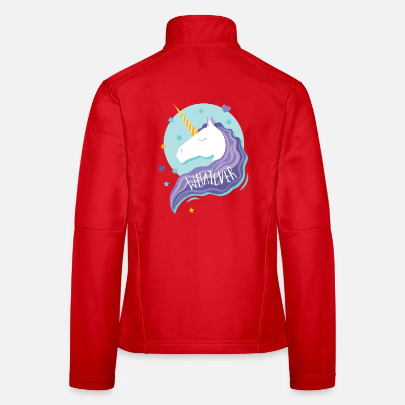 Licorne, peu importe Veste en tissu softshell Femme