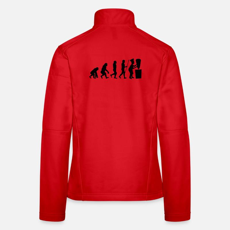 Brochette brochette brochette kebab Evolution Veste en tissu softshell Femme