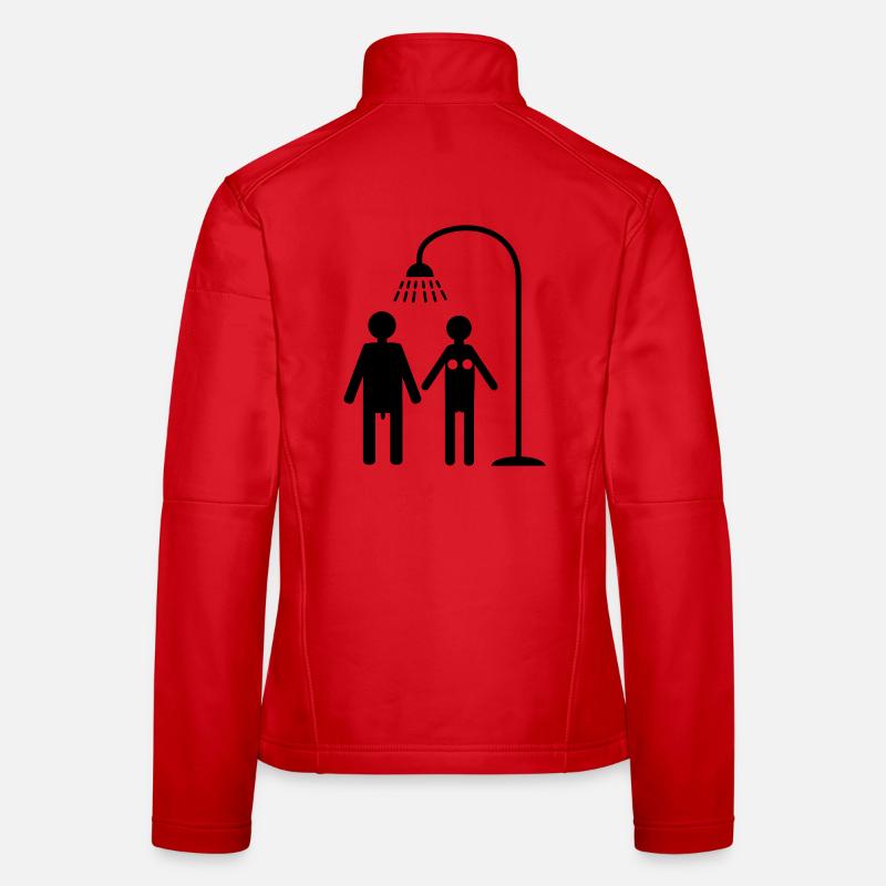 douche Veste en tissu softshell Femme