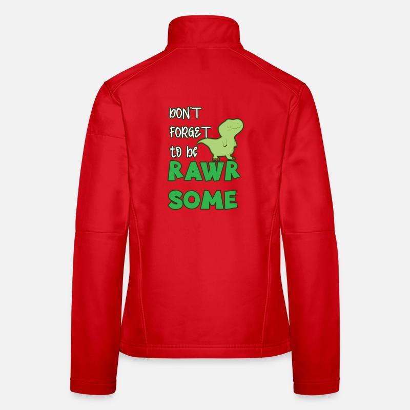 dinosaure Veste en tissu softshell Femme
