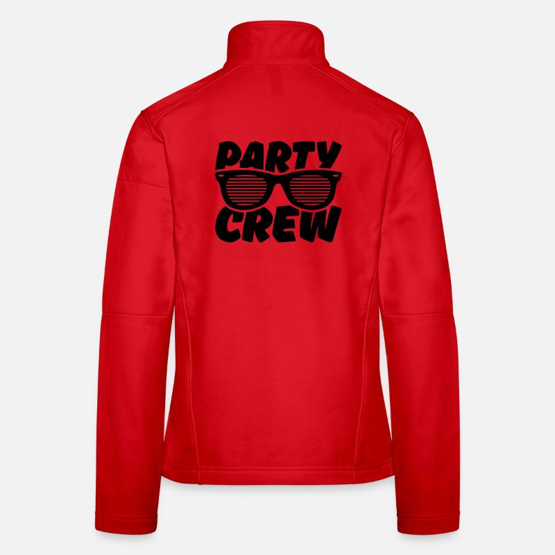 party crew Frauen Softshelljacke