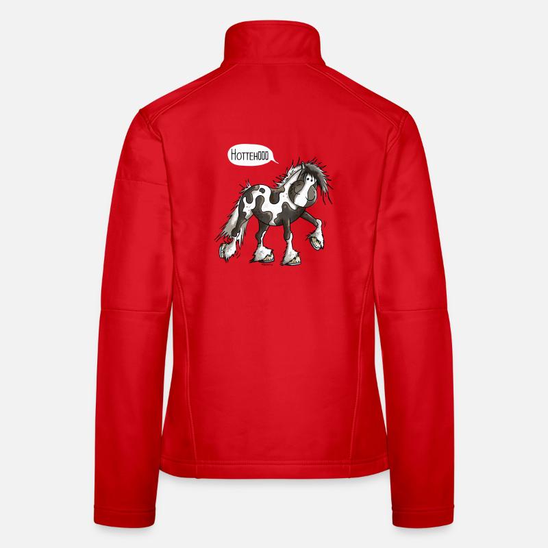 Hottehüüü Irish Tinker - Frauen Softshelljacke - Rot