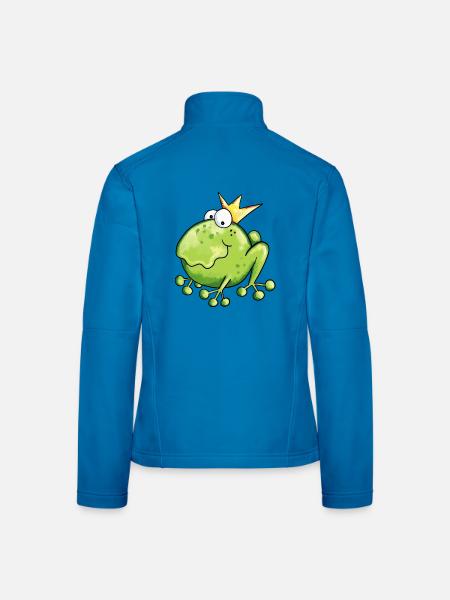 King of the frogs - Comic - Animal - Women's Softshell Jacket - red - Back