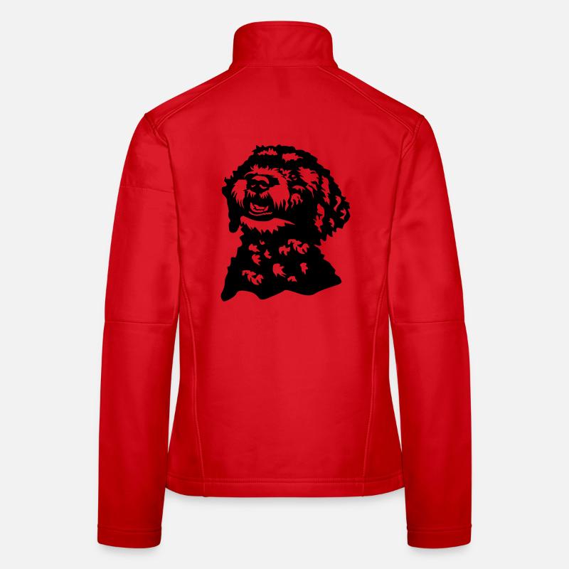 Lagotto Romagnolo head Women's Softshell Jacket