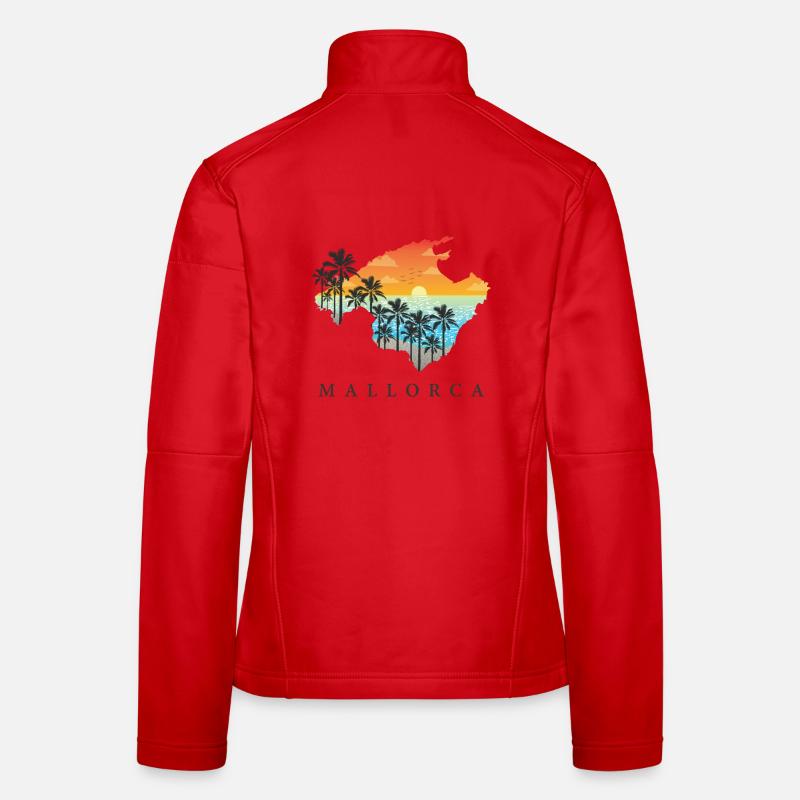 mallorca - Frauen Softshelljacke - Rot