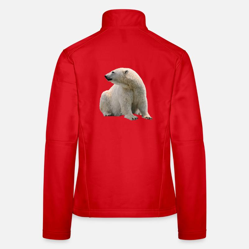 Eisbär - Frauen Softshelljacke - Rot