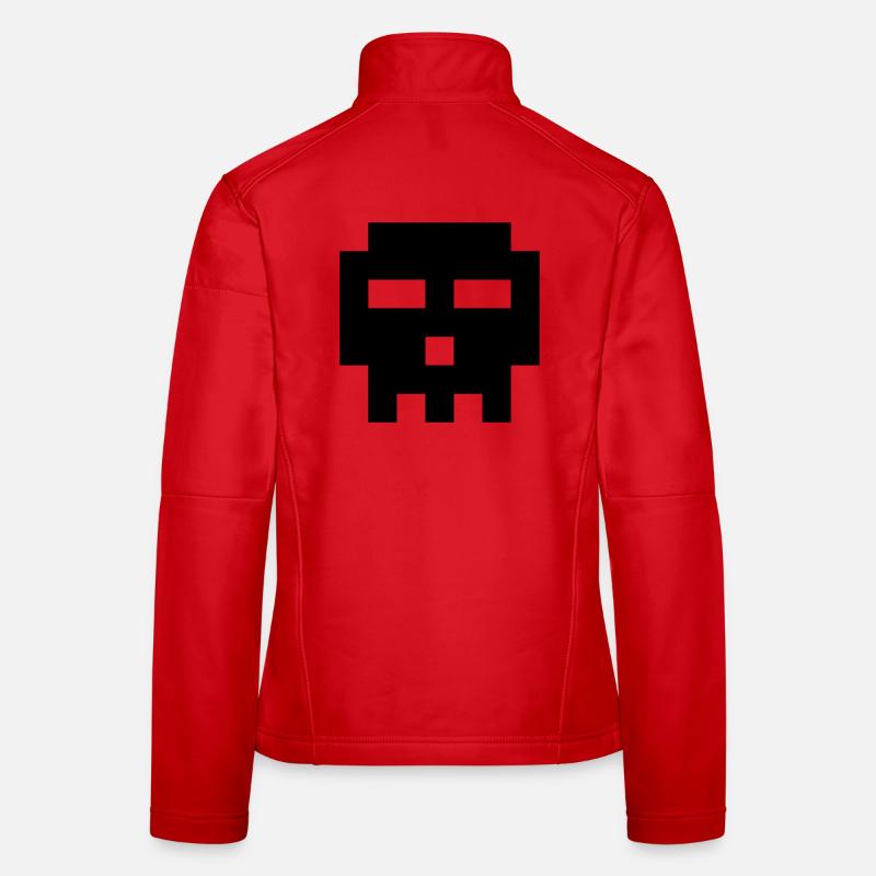 Pixel Skull. Women's Softshell Jacket