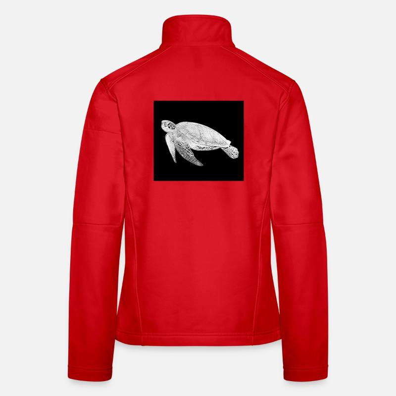 Tortue Veste en tissu softshell Femme