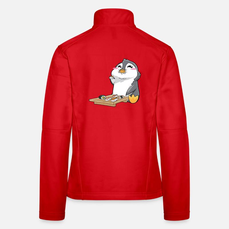 Penguin Kawaii Women's Softshell Jacket