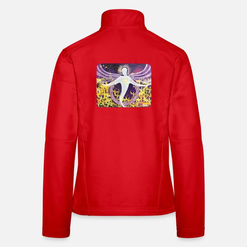 Sternentor der Engel - Sonja Ariel von Staden - Frauen Softshelljacke - Rot