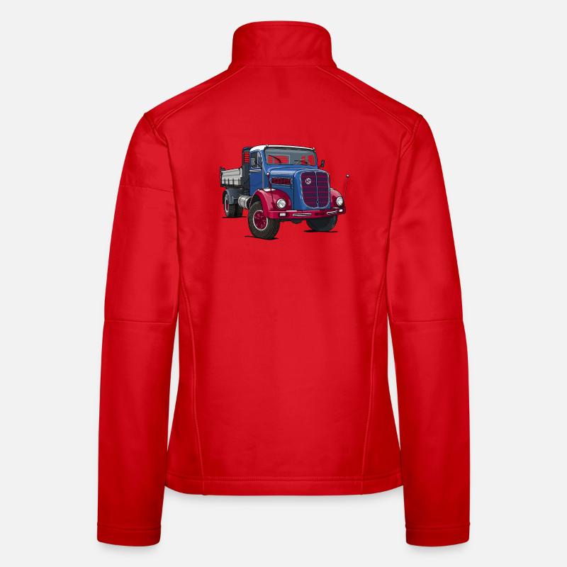 LKW Oldtimer Frauen Softshelljacke