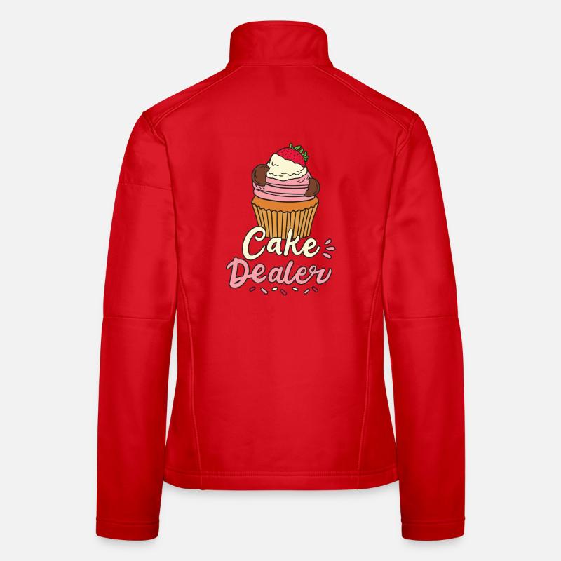 Kuchen Bäcker Backen Frauen Softshelljacke