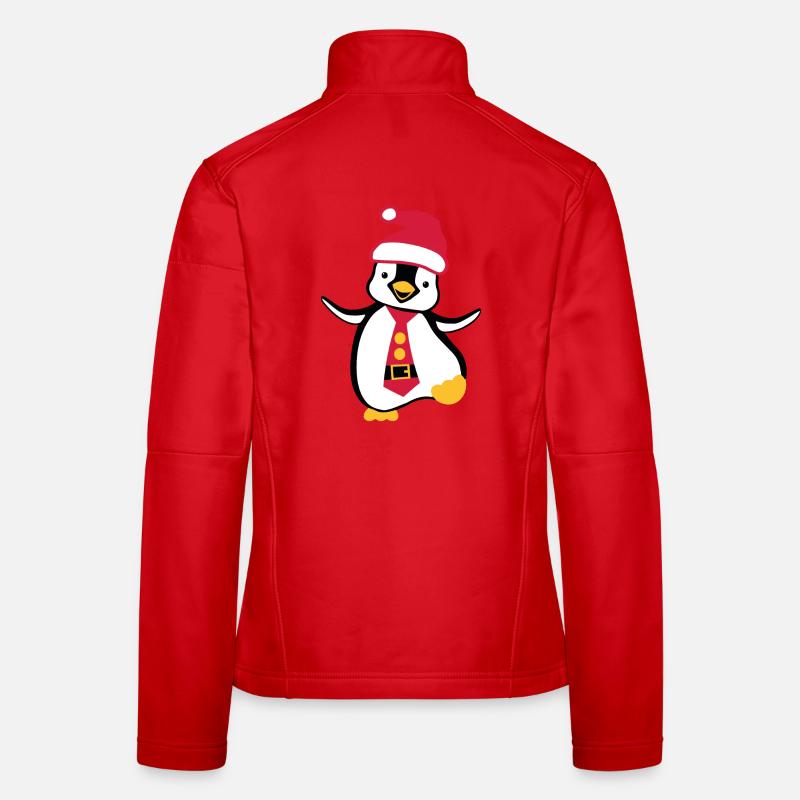 Weihnachten Pinguin Frauen Softshelljacke
