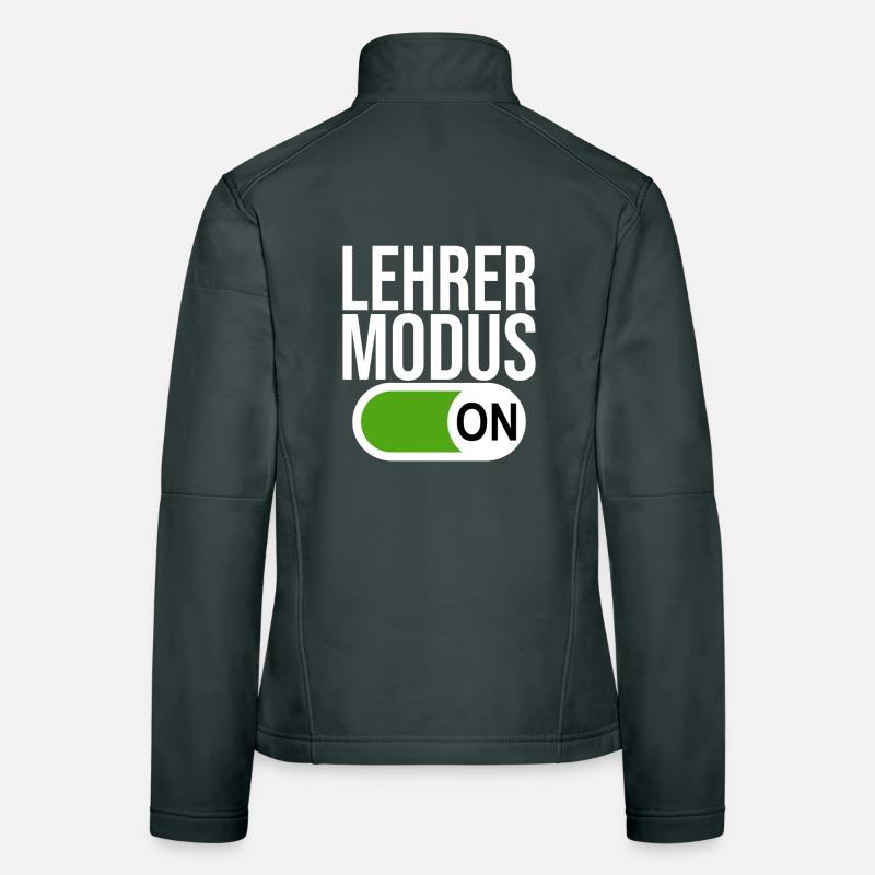 Lehrer Modus (weiß) Frauen Softshelljacke