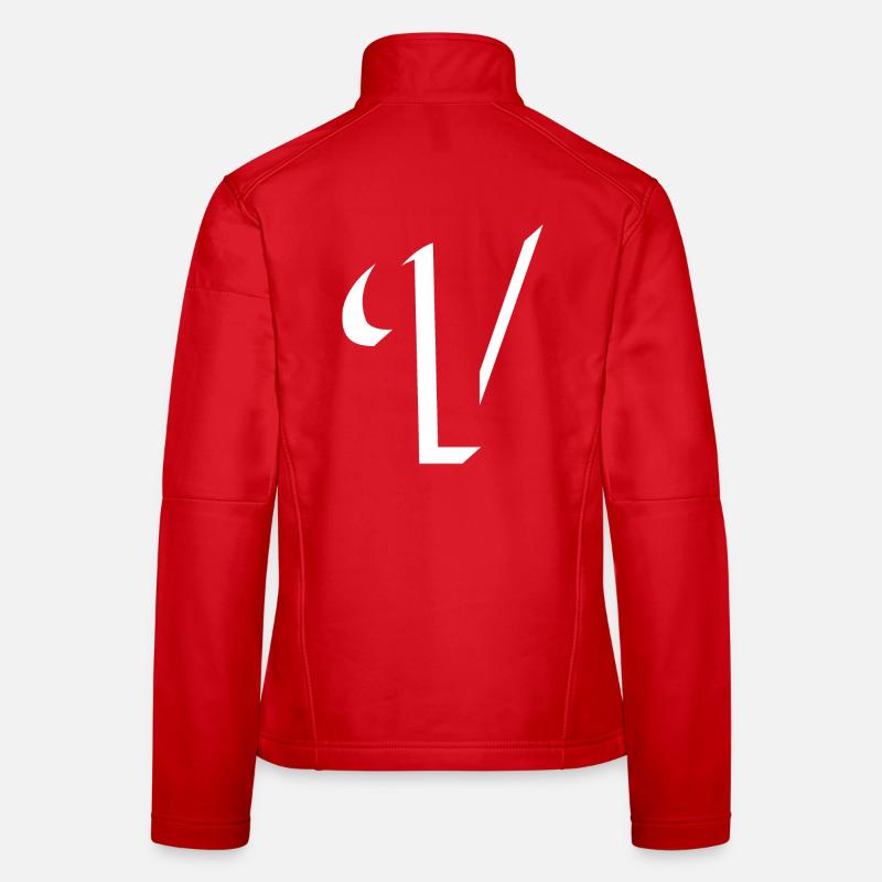 Letter V, name, the letter V Women's Softshell Jacket
