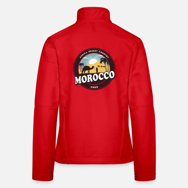 Morocco camel desert design / gift idea Women's Softshell Jacket