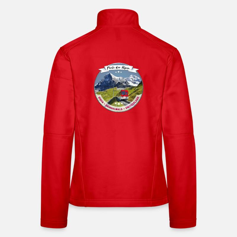 Eiger, Perle der Alpen Frauen Softshelljacke