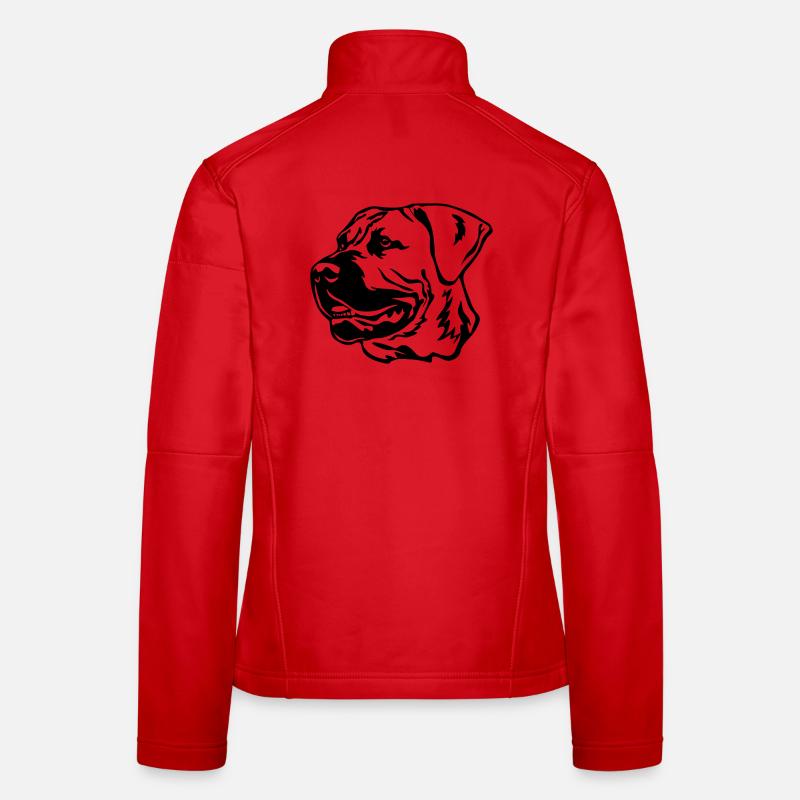 Boerboel Head Women's Softshell Jacket