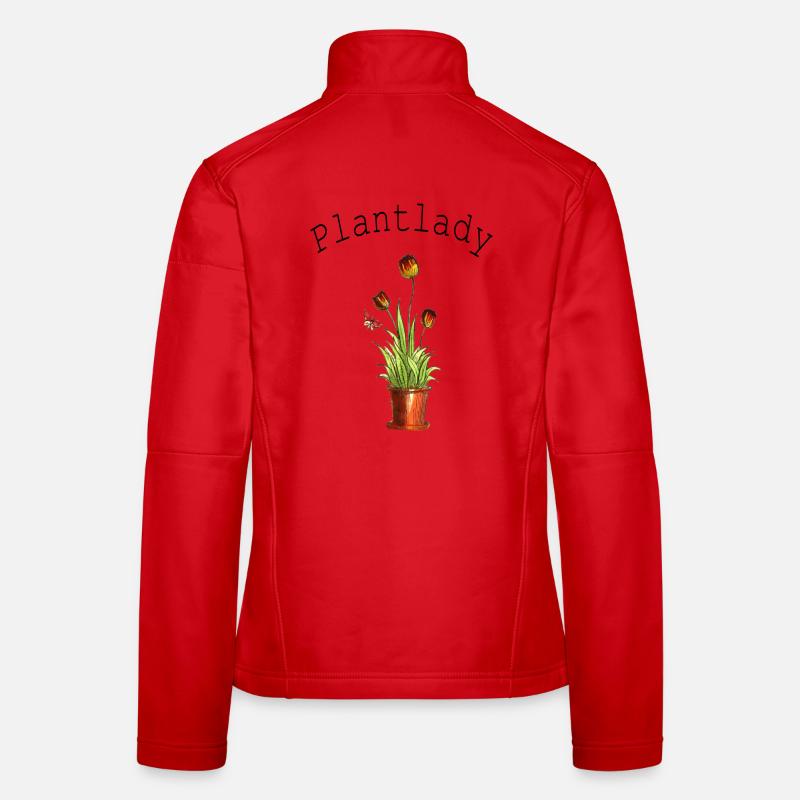 Fleurs Dame Veste en tissu softshell Femme