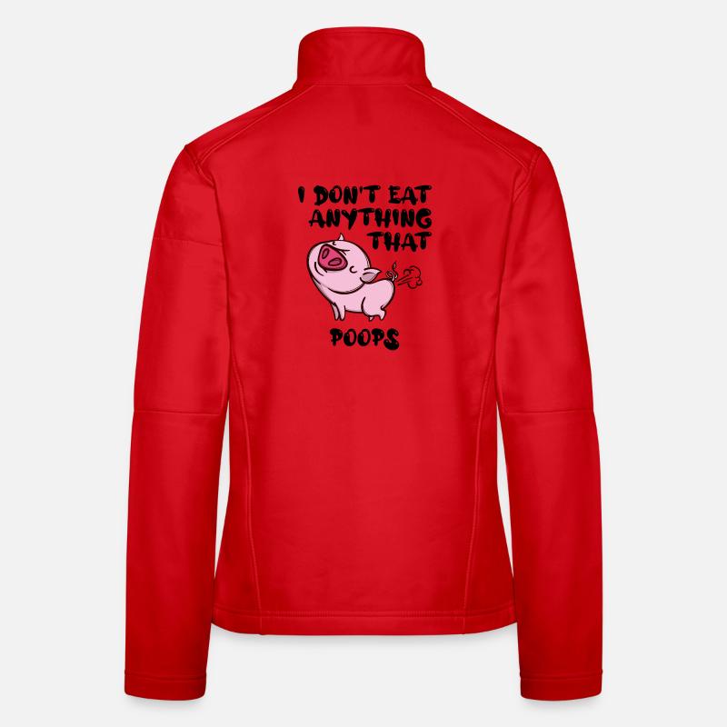 Pig Vegan Statement Women's Softshell Jacket