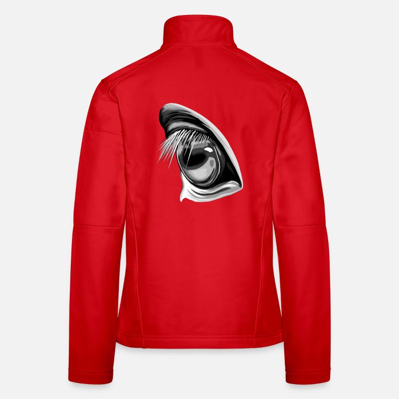 Vue de cheval Veste en tissu softshell Femme
