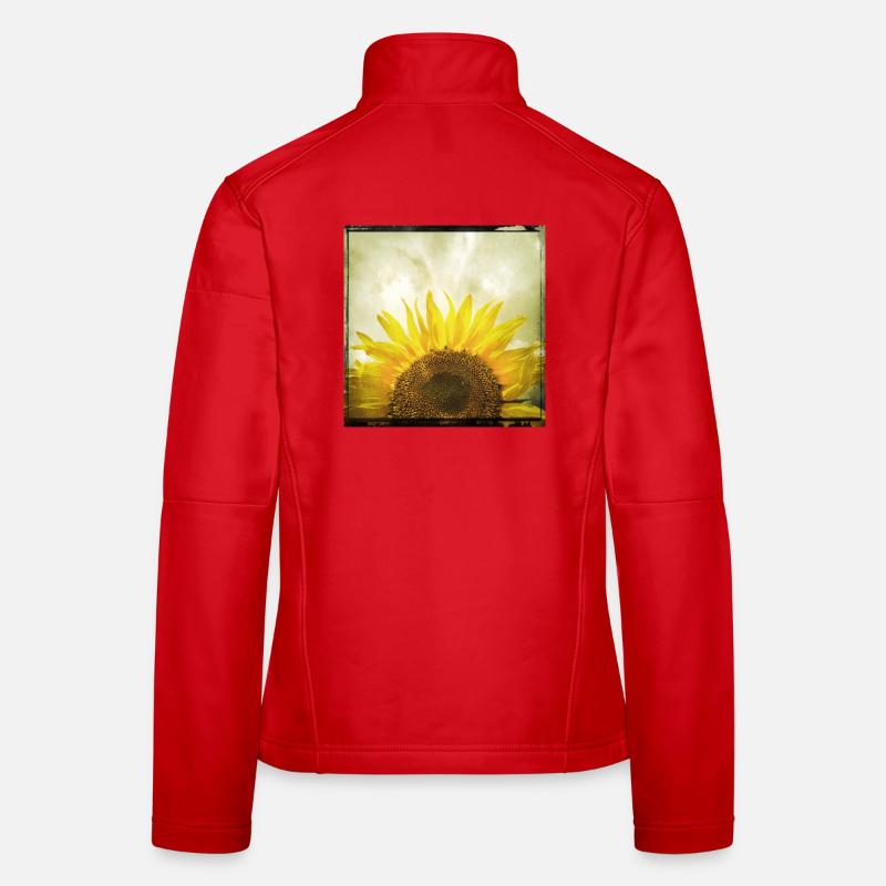 Half Sunflower Women's Softshell Jacket