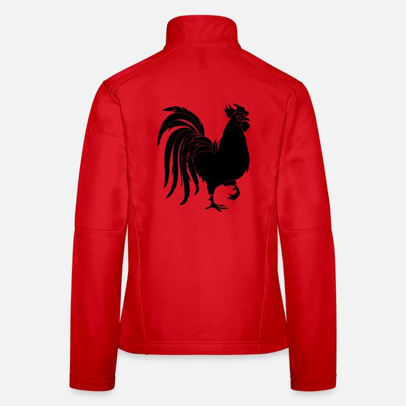 Schwarzer Hahn Frauen Softshelljacke