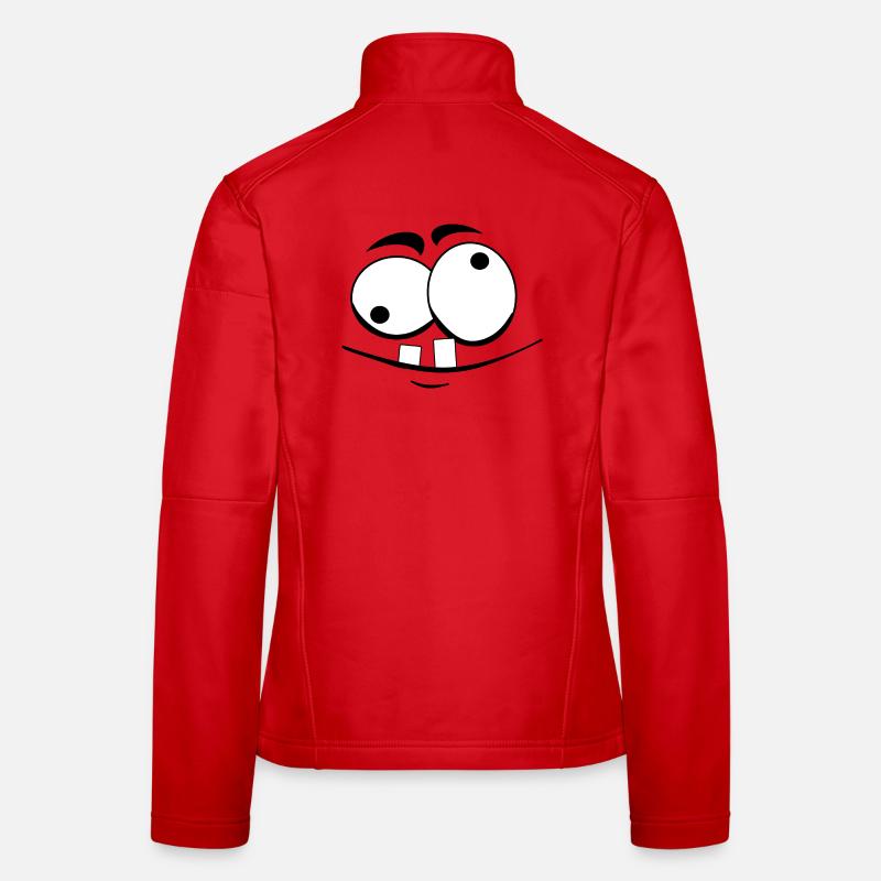 Facial expression "confused" Women's Softshell Jacket