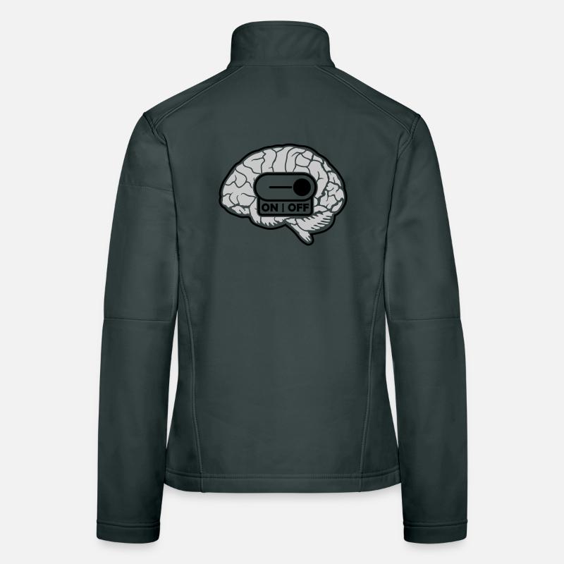 Turn off the brain switch Women's Softshell Jacket