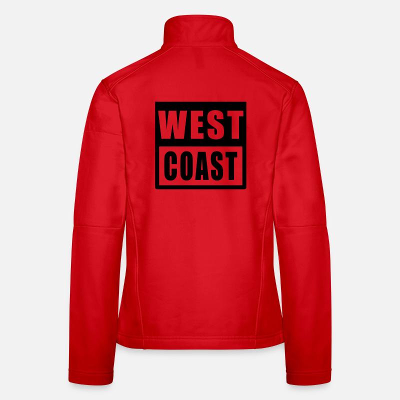 West Coast Design Hip Hop Veste en tissu softshell Femme