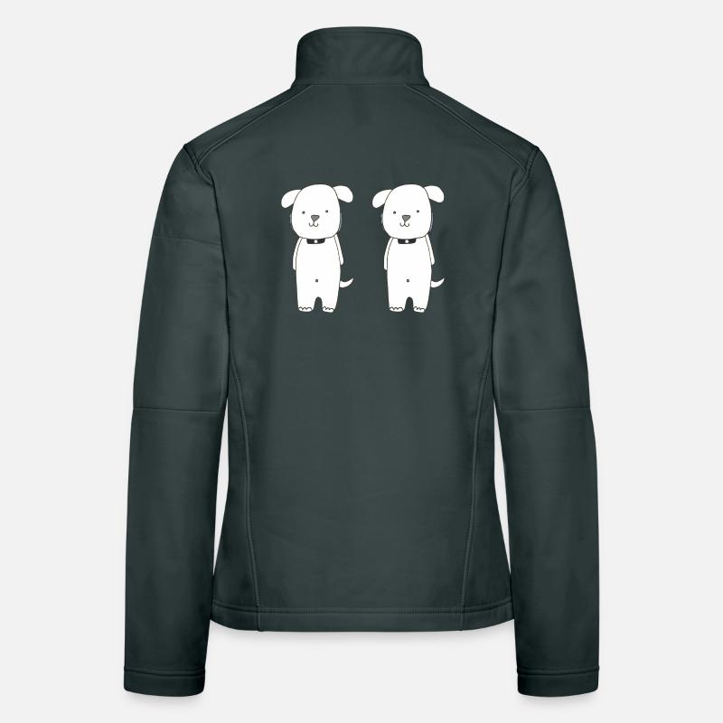 hunde brüder Frauen Softshelljacke