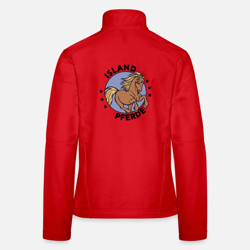 Stute Pferde Statement Islandpferde Pferdefan Frauen Softshelljacke