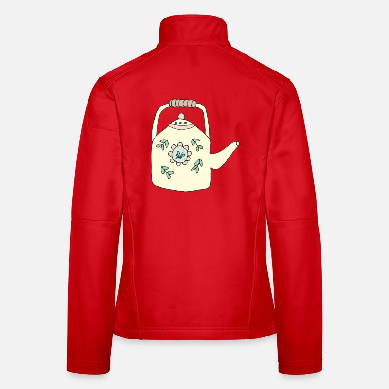 théière Veste en tissu softshell Femme