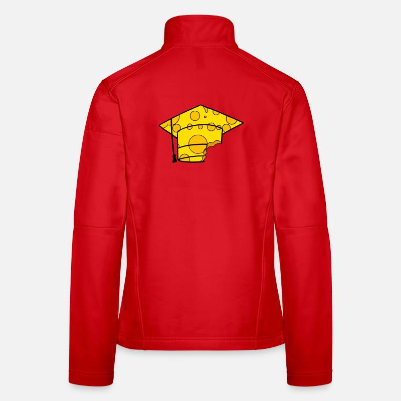 Studium Abschluss Absolventenkappe Frauen Softshelljacke