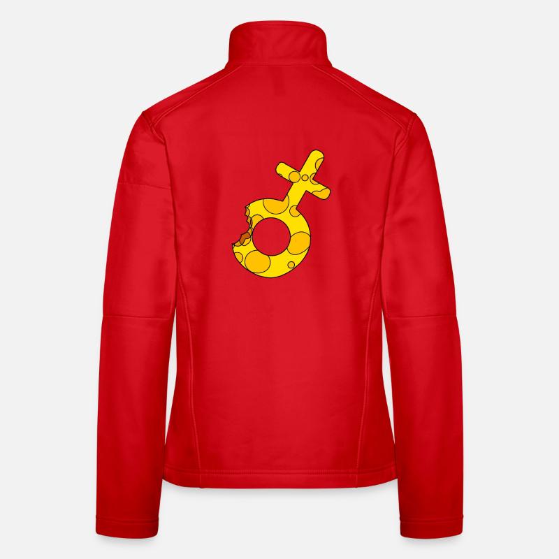 Symbole de Vénus dans la pose du symbole de Mars Veste en tissu softshell Femme