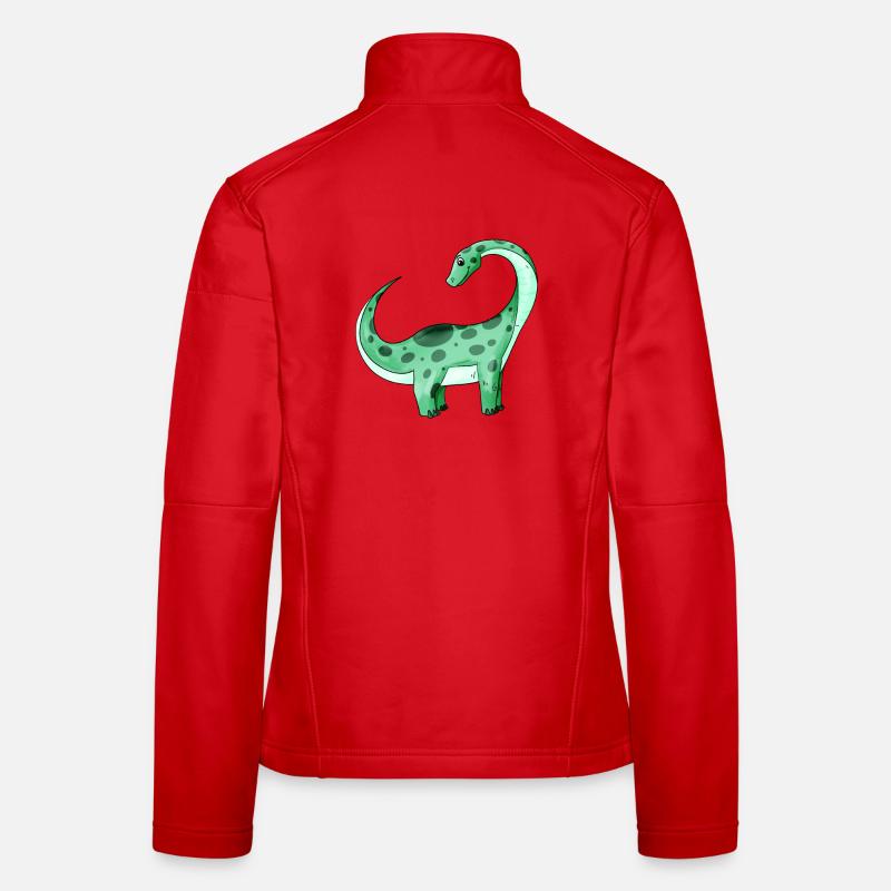 Dinosaurier Frauen Softshelljacke