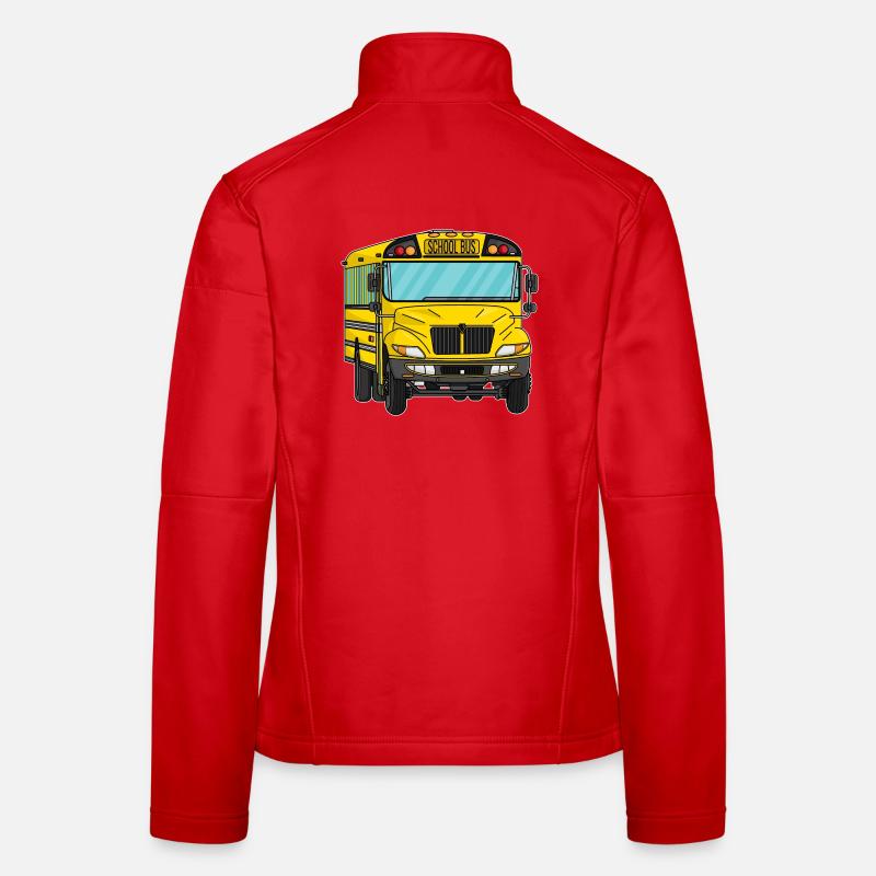 School bus Women's Softshell Jacket